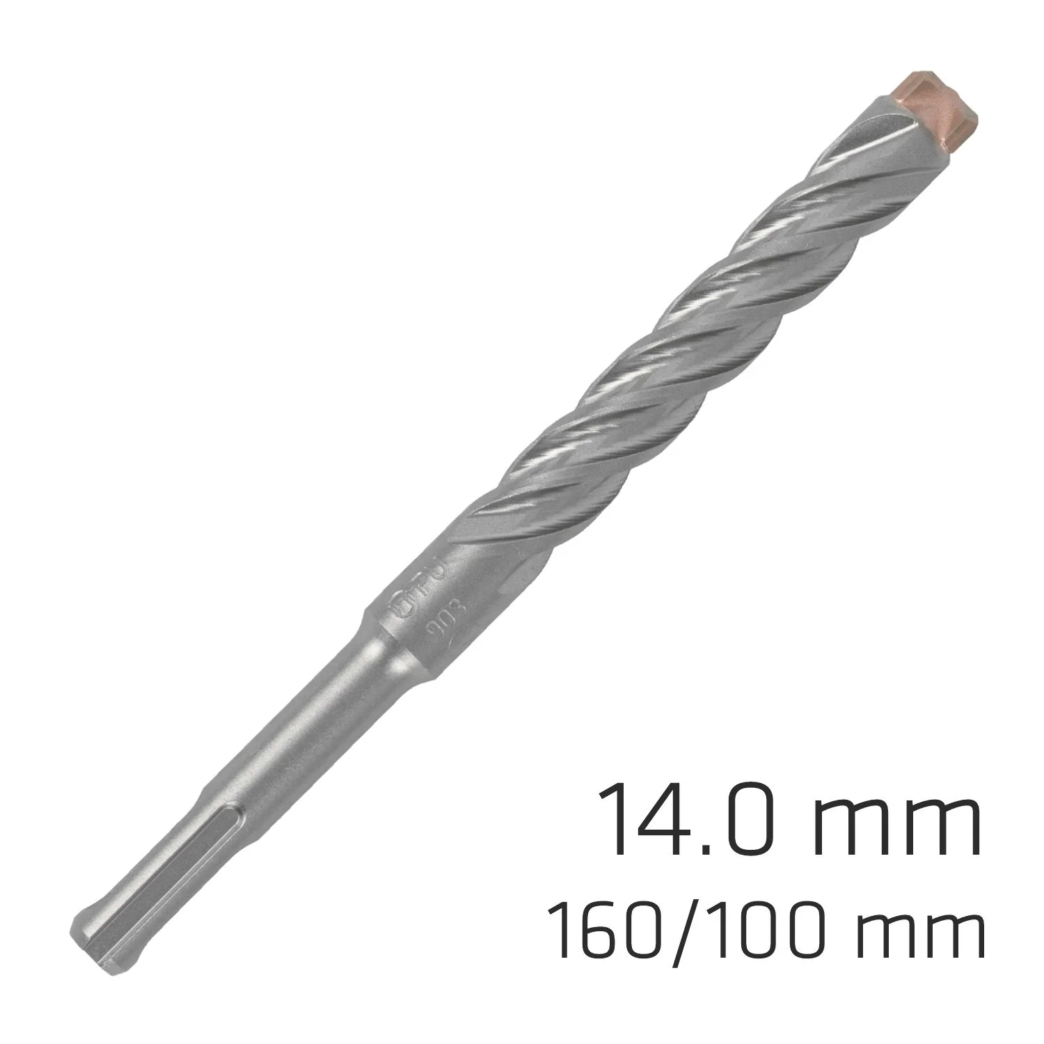 ALP815014.webp FORCE X 14.0 X 160/100 SDS-PLUS REBAR DRILL BIT X4 CUTTING EDGES - Image 1