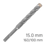 FORCE X 15.0 X160/100 SDS-PLUS REBAR DRILL BIT X4 CUTTING EDGES