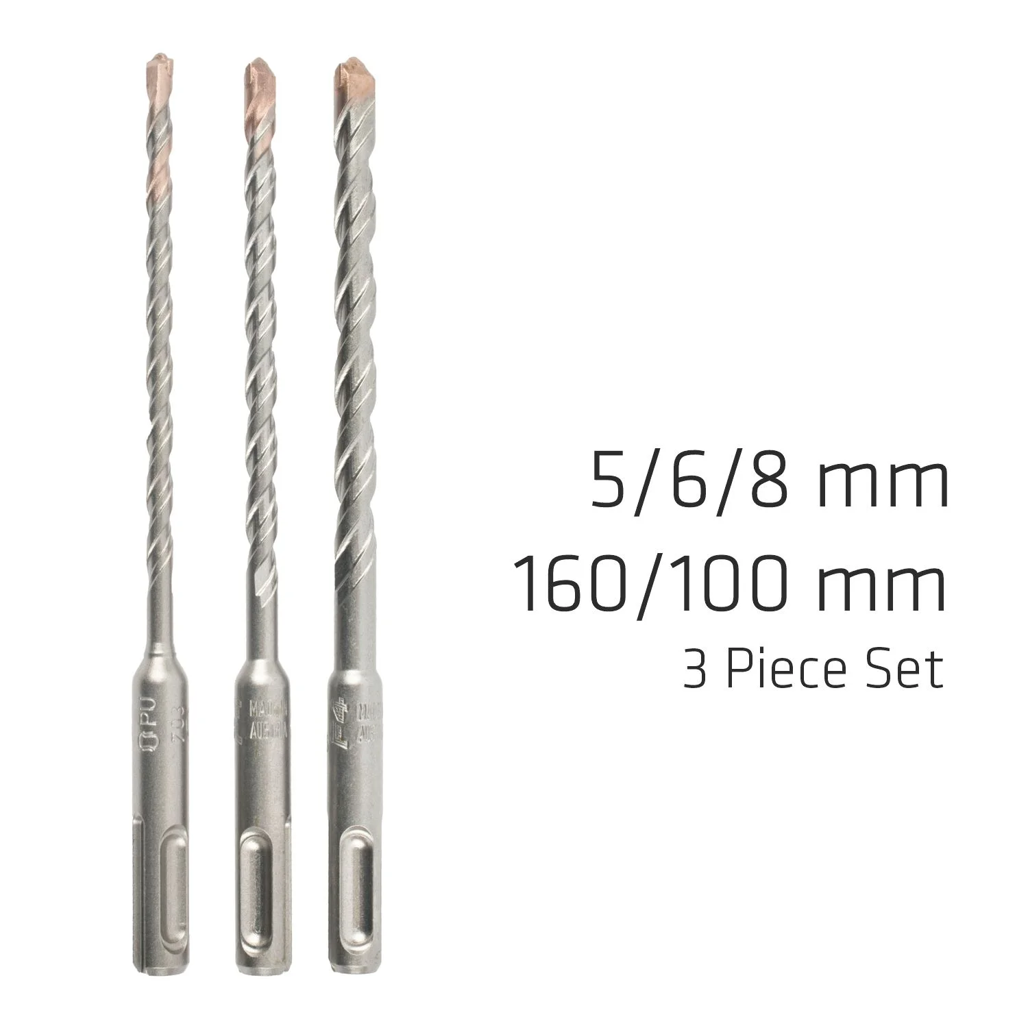 ALP817005681.webp SDS PLUS F4 5 6 8 X160MM 3 PCE SET - Image 1