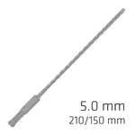 FORCE X 5.0 X 210/150 SDS-PLUS REBAR DRILL BIT X4 CUTTING EDGES