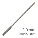 FORCE X 6.0 X 210/150 SDS-PLUS REBAR DRILL BIT X4 CUTTING EDGES