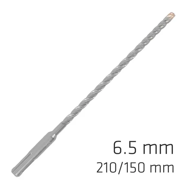 FORCE X 6.5 X 210/150 SDS-PLUS REBAR DRILL BIT X4 CUTTING EDGES