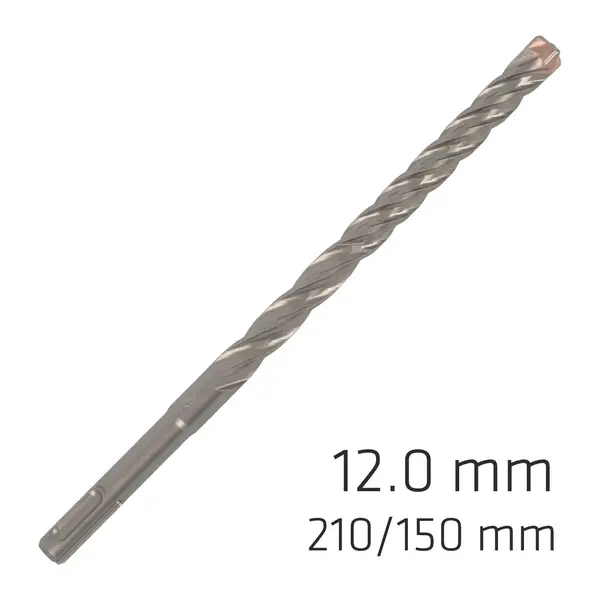 FORCE X 12.0 X 210/150 SDS-PLUS REBAR DRILL BIT X4 CUTTING EDGES