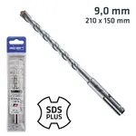 SDS PLUS 210X150 9.0MM HAMMER BIT PLASTIC WALLET