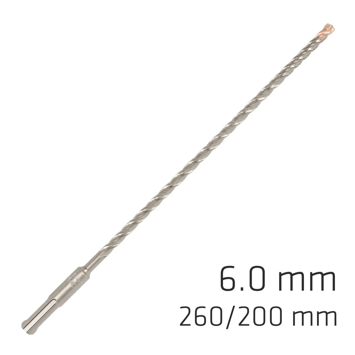 ALP835006.webp FORCE X 6.0 X 260/200 SDS-PLUS REBAR DRILL BIT X4 CUTTING EDGES - Image 1