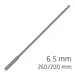 FORCE X 6.5 X 260/200 SDS-PLUS REBAR DRILL BIT X4 CUTTING EDGES