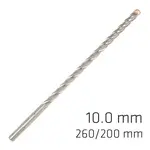 FORCE X 10.0 X 260/200 SDS-PLUS REBAR DRILL BIT X4 CUTTING EDGES