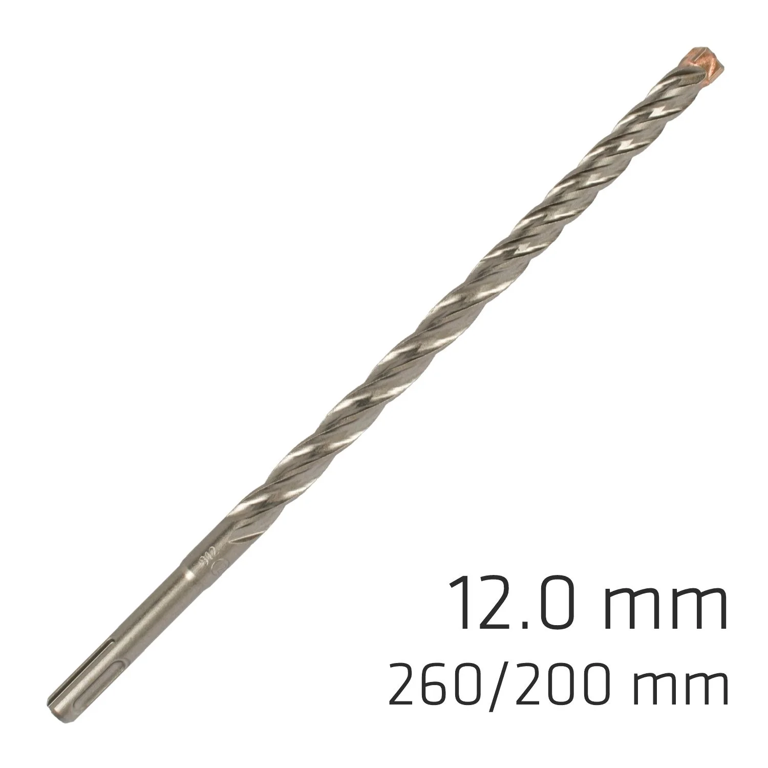 ALP835012.webp FORCE X 12.0 X 260/200 SDS-PLUS REBAR DRILL BIT X4 CUTTING EDGES - Image 1