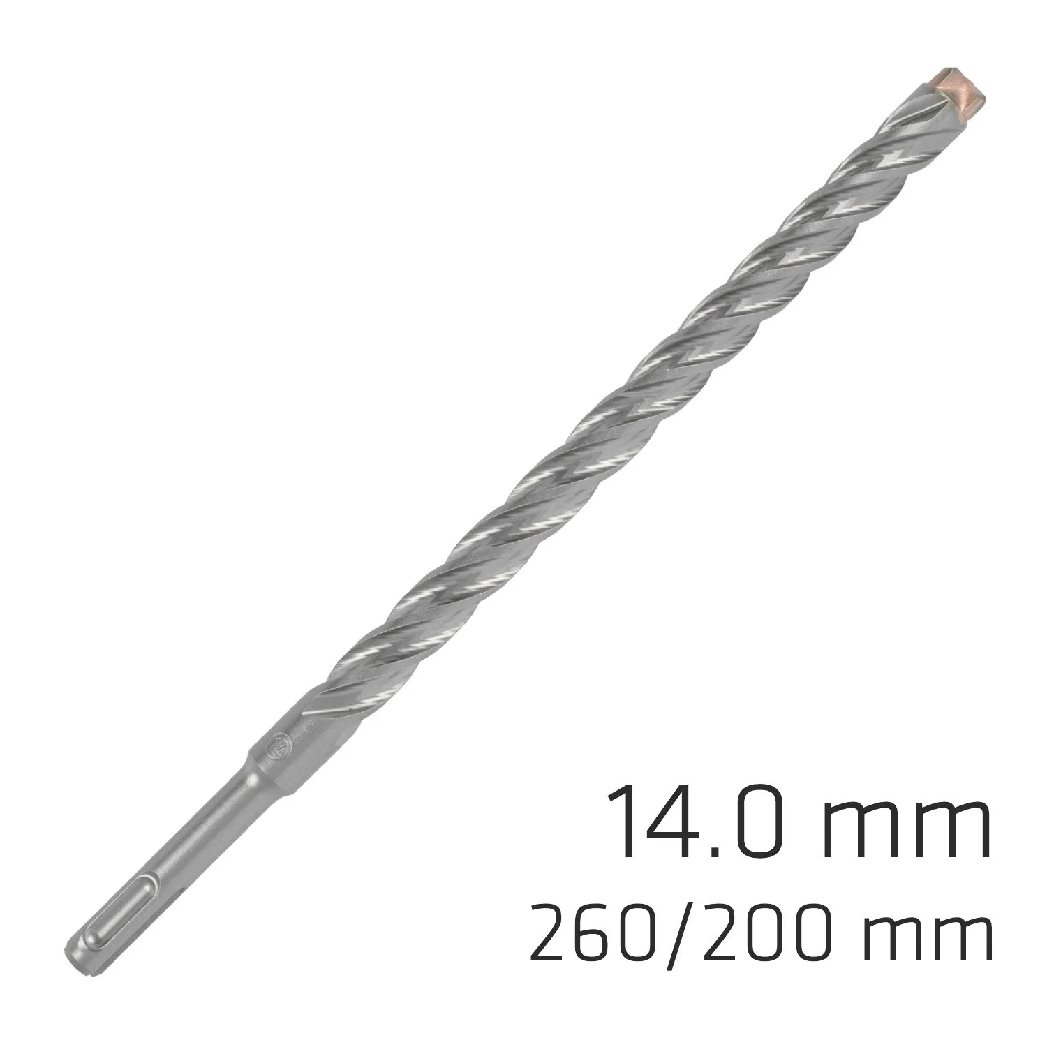 ALP835014.webp FORCE X 14.0 X 260/200 SDS-PLUS REBAR DRILL BIT X4 CUTTING EDGES - Image 1