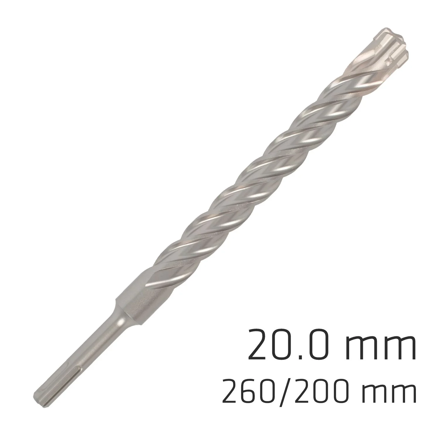 ALP835020.webp FORCE X 20.0 X 250/200 SDS-PLUS REBAR DRILL BIT X4 CUTTING EDGES - Image 1