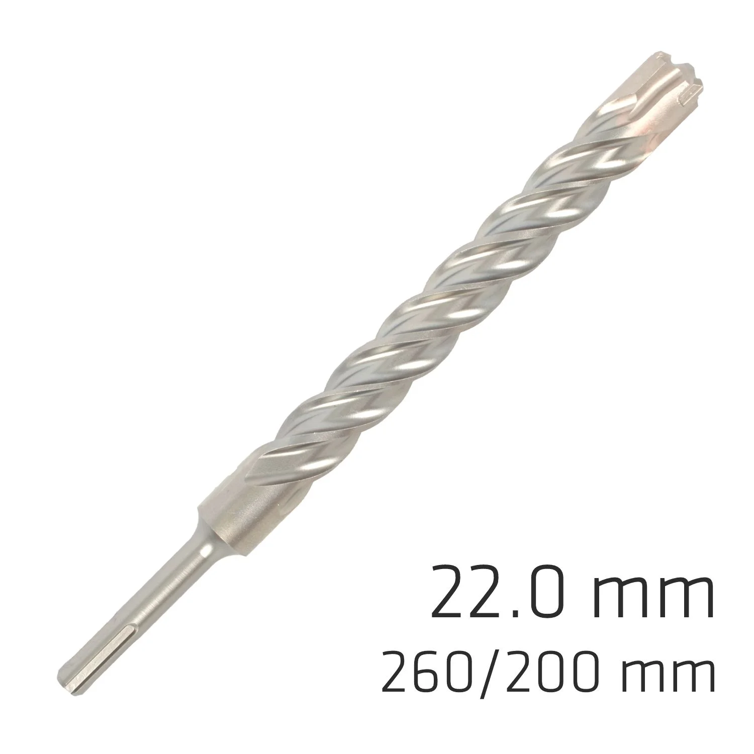 ALP835022.webp FORCE X 22.0 X 250/200 SDS-PLUS REBAR DRILL BIT X4 CUTTING EDGES - Image 1