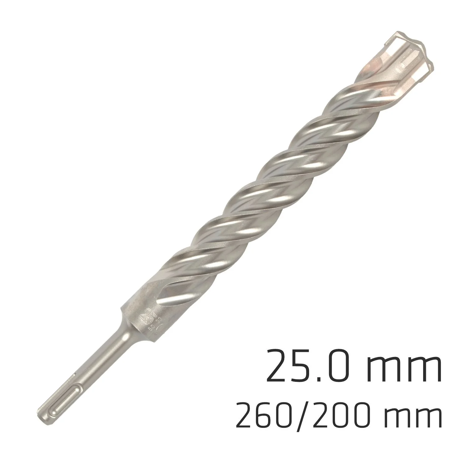 ALP835025.webp FORCE X 25.0 X 250/200 SDS-PLUS REBAR DRILL BIT X4 CUTTING EDGES - Image 1