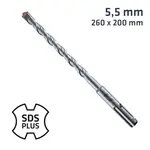 SDS PLUS DRILL BIT 260 X 200 5.5MM