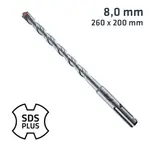 SDS PLUS DRILL BIT 260 X 200 8.0MM