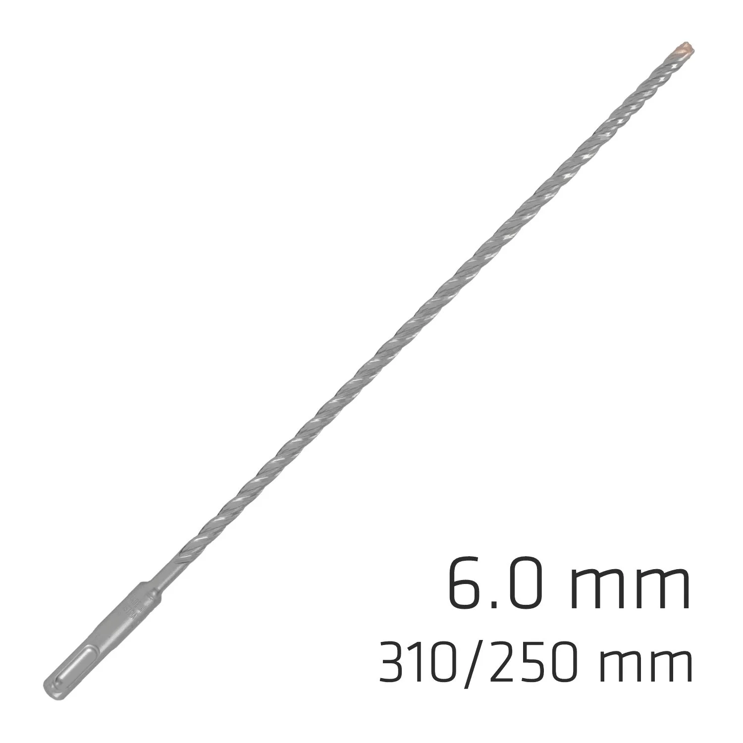 ALP845006.webp FORCE X 6.0 X 310/250 SDS-PLUS REBAR DRILL BIT X4 CUTTING EDGES - Image 1