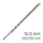 FORCE X 16.0 X 310/250 SDS-PLUS REBAR DRILL BIT X4 CUTTING EDGES