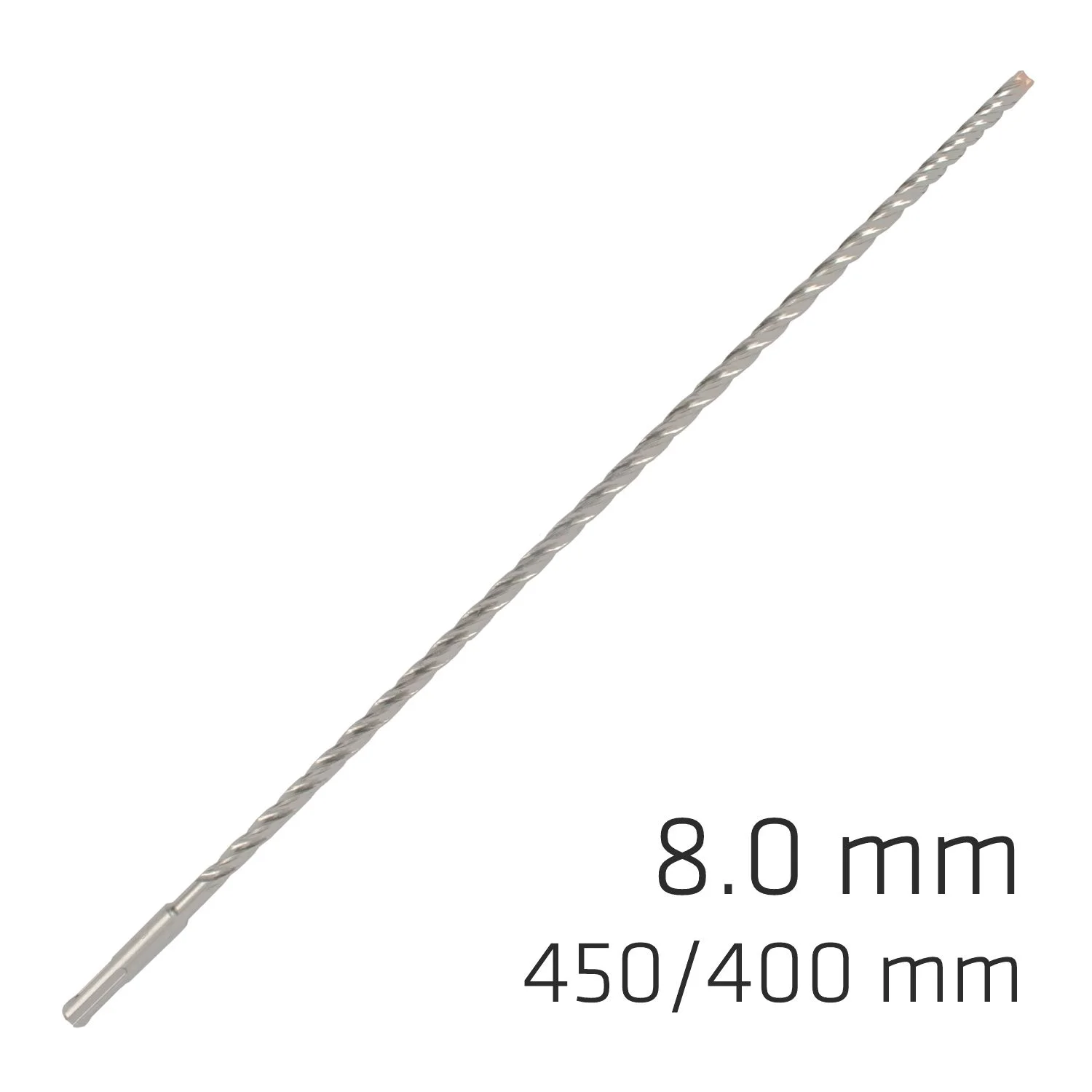 ALP875008.webp FORCE X 8.0 X 450/400 SDS-PLUS REBAR DRILL BIT X4 CUTTING EDGES - Image 1