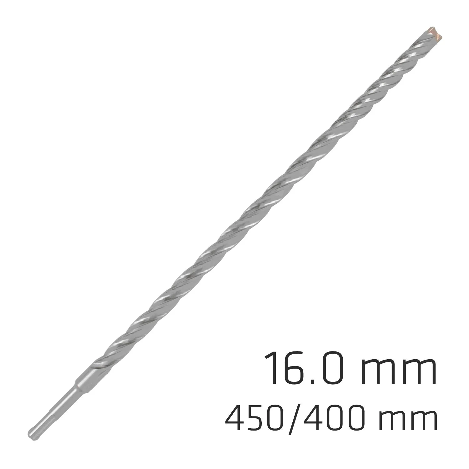 ALP875016.webp FORCE X 16.0 X 450/400 SDS-PLUS REBAR DRILL BIT X4 CUTTING EDGES - Image 1