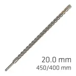 FORCE X 20.0 X 450/400 SDS-PLUS REBAR DRILL BIT X4 CUTTING EDGES