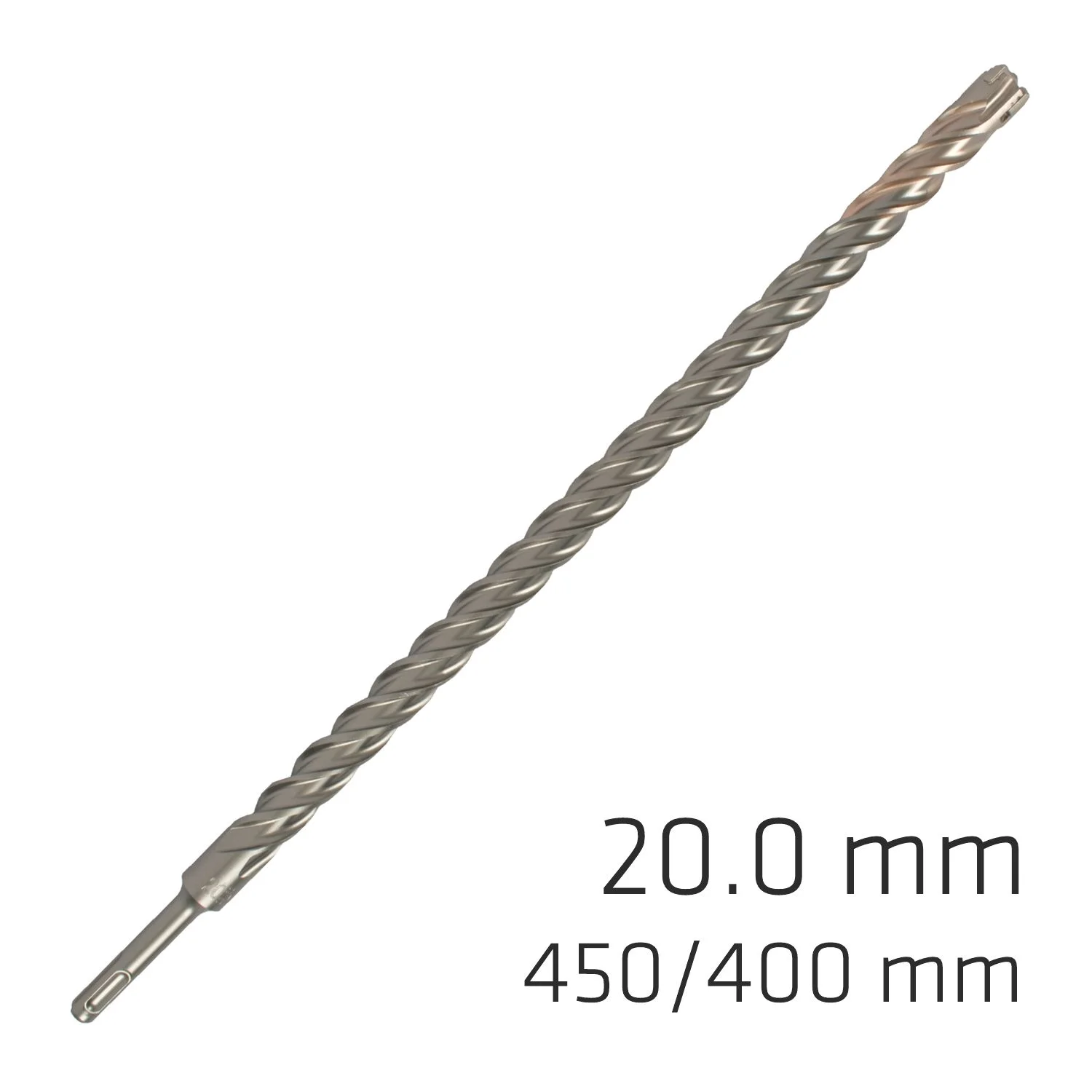 ALP875020.webp FORCE X 20.0 X 450/400 SDS-PLUS REBAR DRILL BIT X4 CUTTING EDGES - Image 1