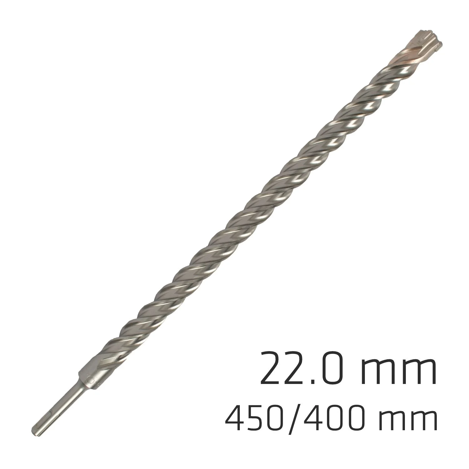 ALP875022.webp FORCE X 22.0 X 450/400 SDS-PLUS REBAR DRILL BIT X4 CUTTING EDGES - Image 1