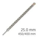 FORCE X 25.0 X 450/400 SDS-PLUS REBAR DRILL BIT X4 CUTTING EDGES