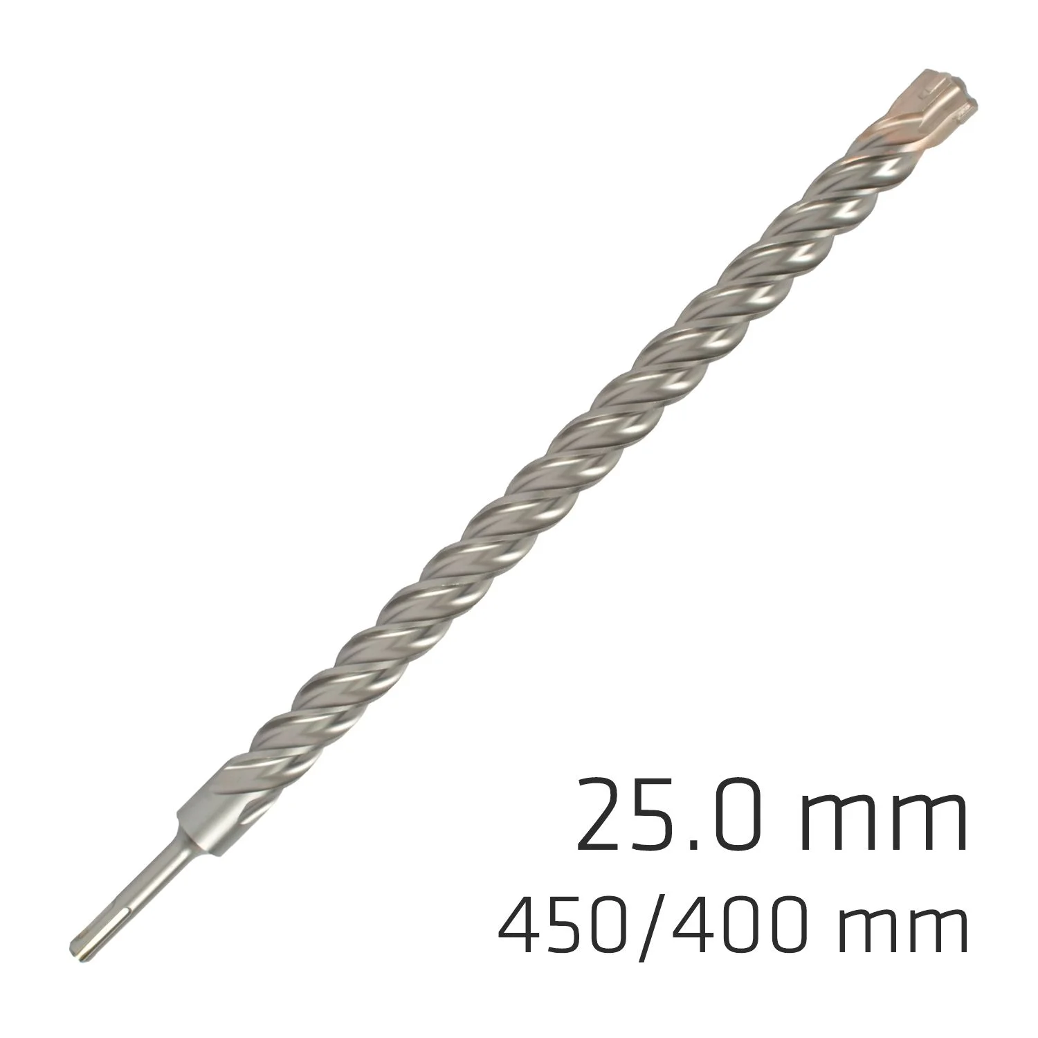 ALP875025.webp FORCE X 25.0 X 450/400 SDS-PLUS REBAR DRILL BIT X4 CUTTING EDGES - Image 1