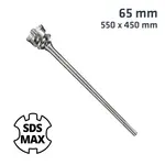 SDS MAX MILL CROWN 65MM X 550 DRILL BIT