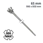SDS MAX MILL CROWN 65MM X 990 X 850 DRILL BIT