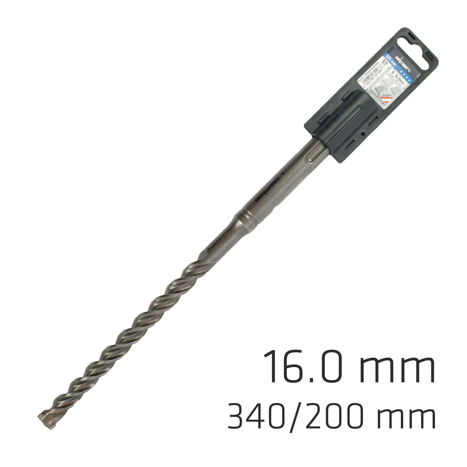 ALP88916.webp SDS MAX DRILL BIT 340X200 16MM - Image 1