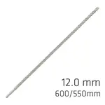 FORCE X 12.0 X 600/550 SDS-PLUS REBAR DRILL BIT X4 CUTTING EDGES