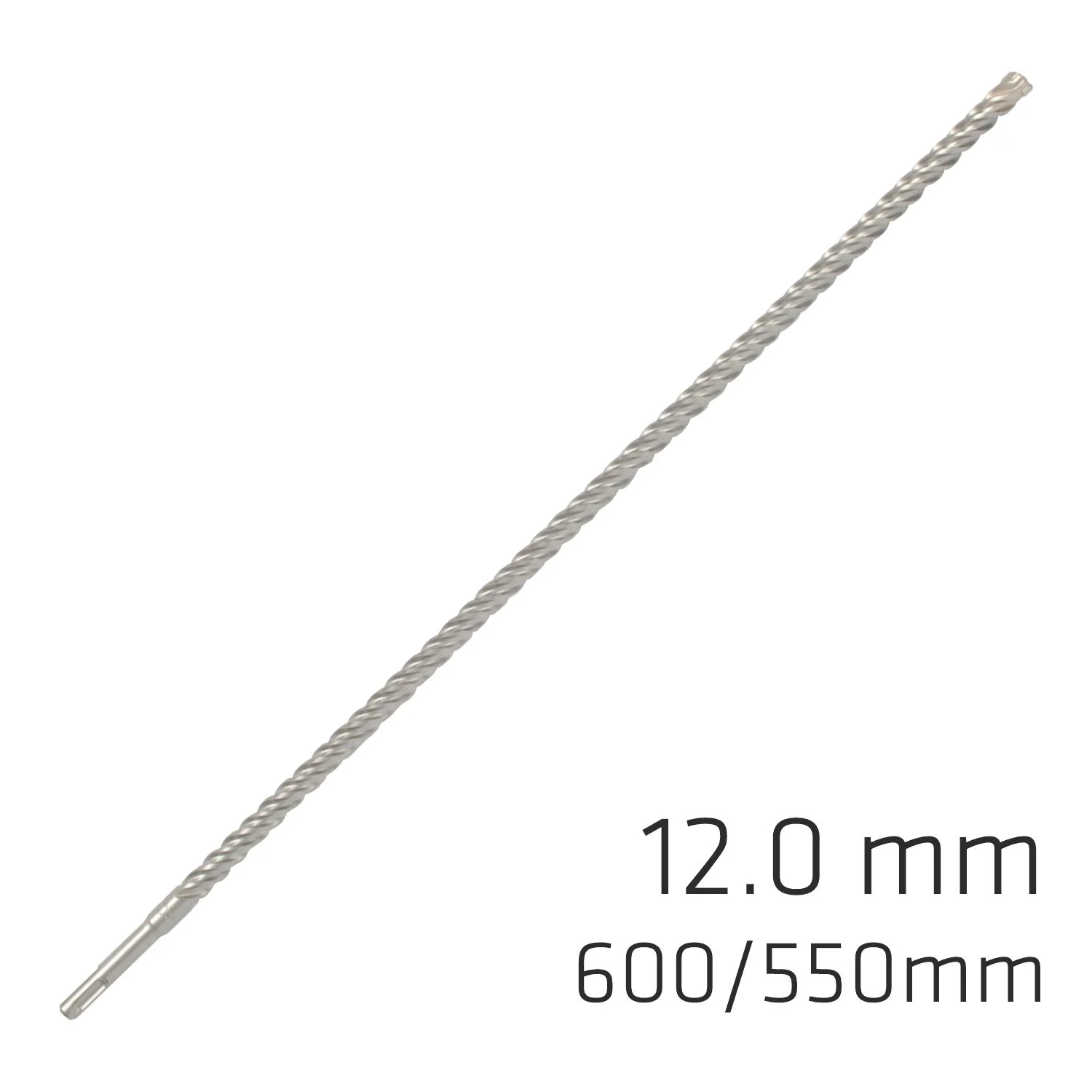 ALP905012.webp FORCE X 12.0 X 600/550 SDS-PLUS REBAR DRILL BIT X4 CUTTING EDGES - Image 1