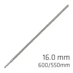 FORCE X 16.0 X 600/550 SDS-PLUS REBAR DRILL BIT X4 CUTTING EDGES