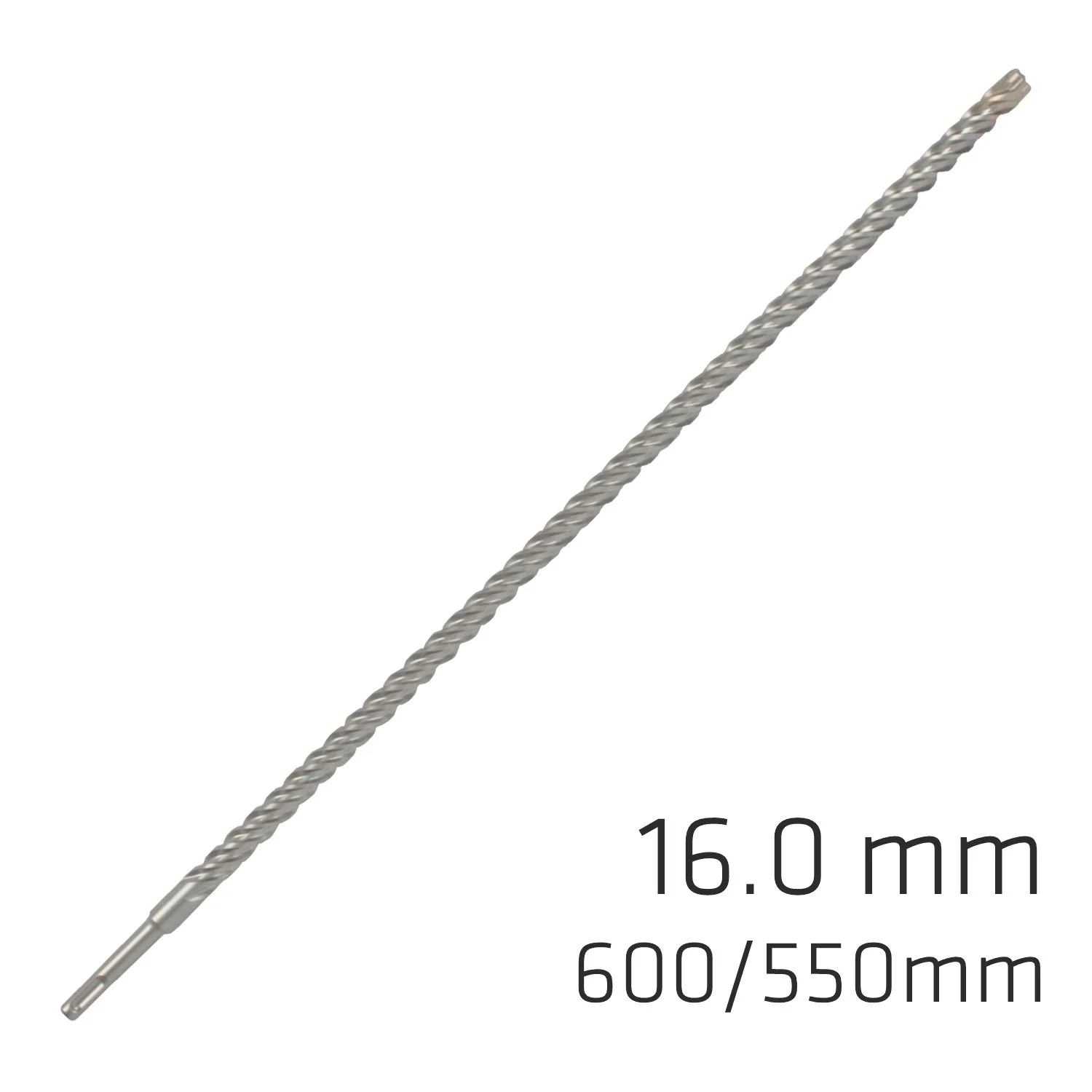 ALP905016.webp FORCE X 16.0 X 600/550 SDS-PLUS REBAR DRILL BIT X4 CUTTING EDGES - Image 1