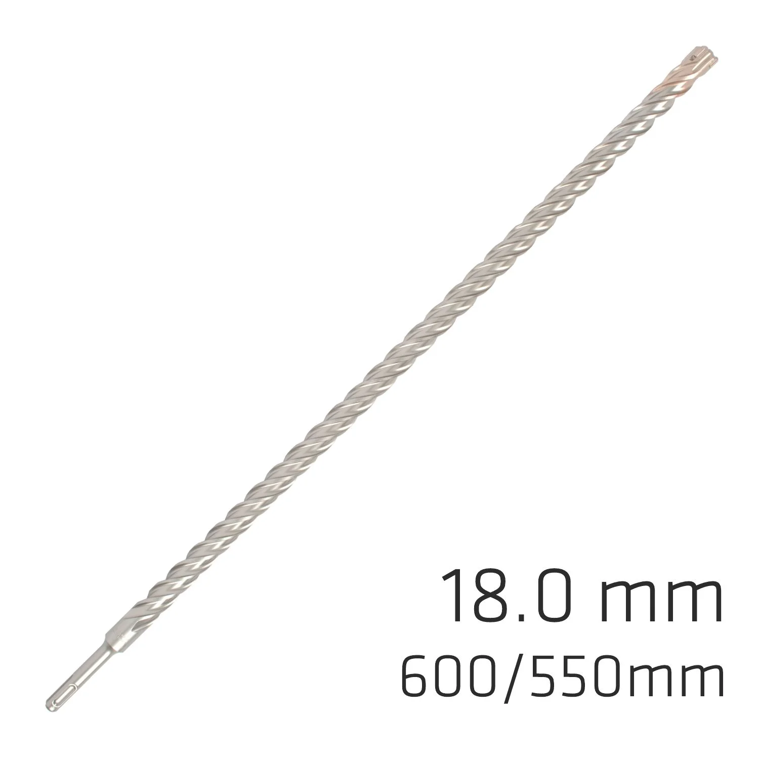ALP905018.webp FORCE X 18.0 X 600/550 SDS-PLUS REBAR DRILL BIT X4 CUTTING EDGES - Image 1