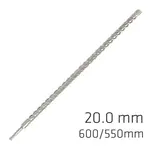 FORCE X 20.0 X 600/550 SDS-PLUS REBAR DRILL BIT X4 CUTTING EDGES