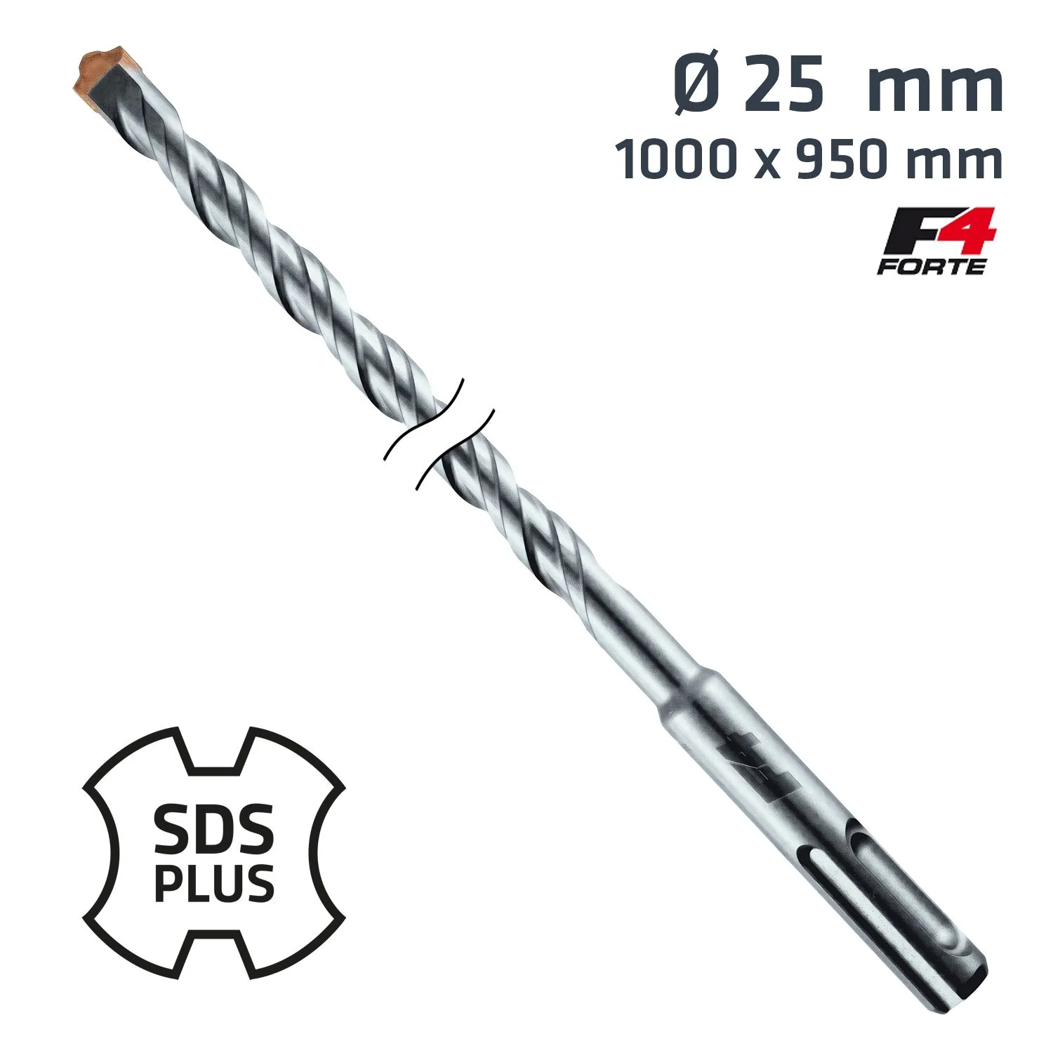 ALP91425.webp SDS PLUS HAMMER BIT 1000 X 950MM 25MM - Image 1