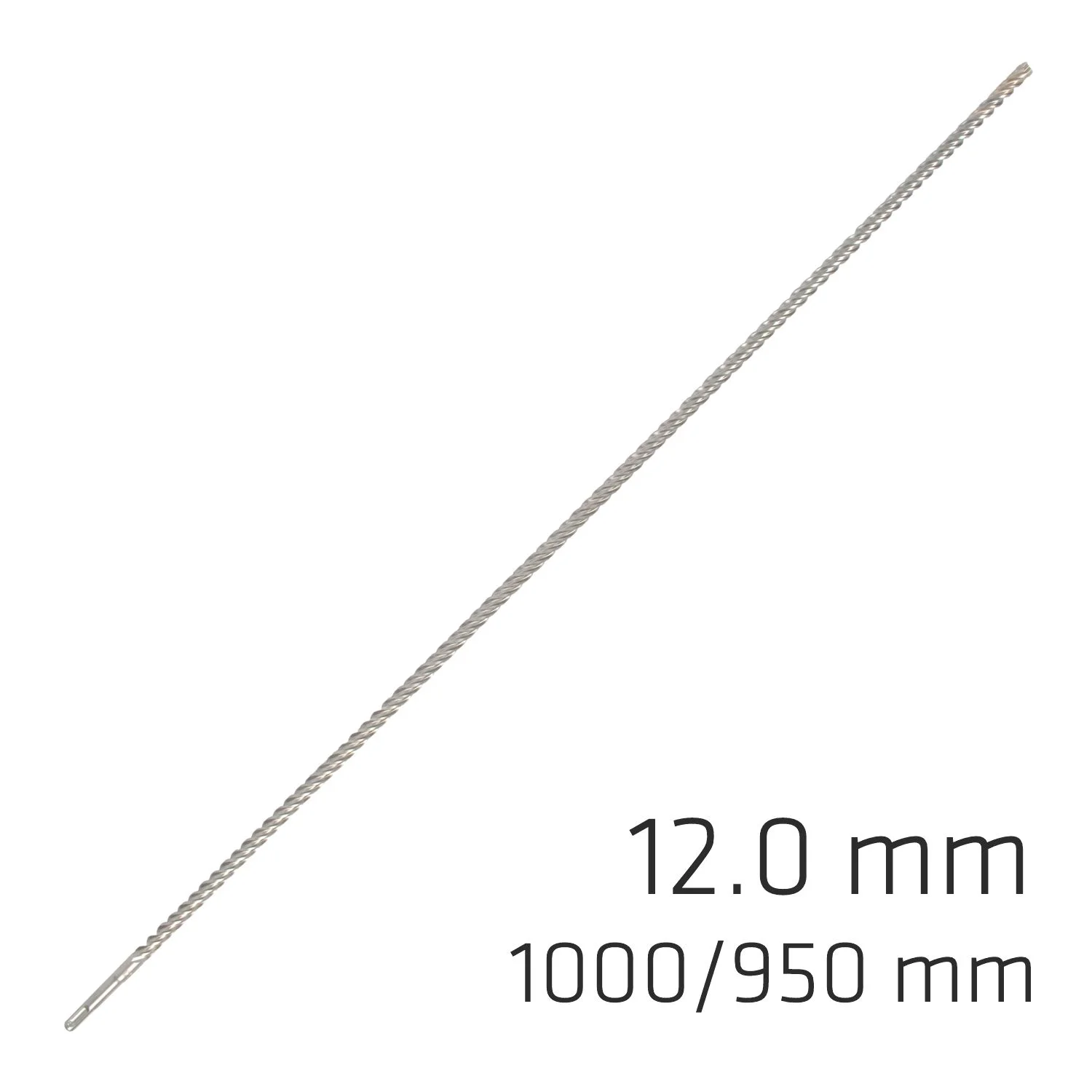 ALP915012.webp FORCE X 12.0 X 1000/950 SDS-PLUS REBAR DRILL BIT X4 CUTTING EDGES - Image 1