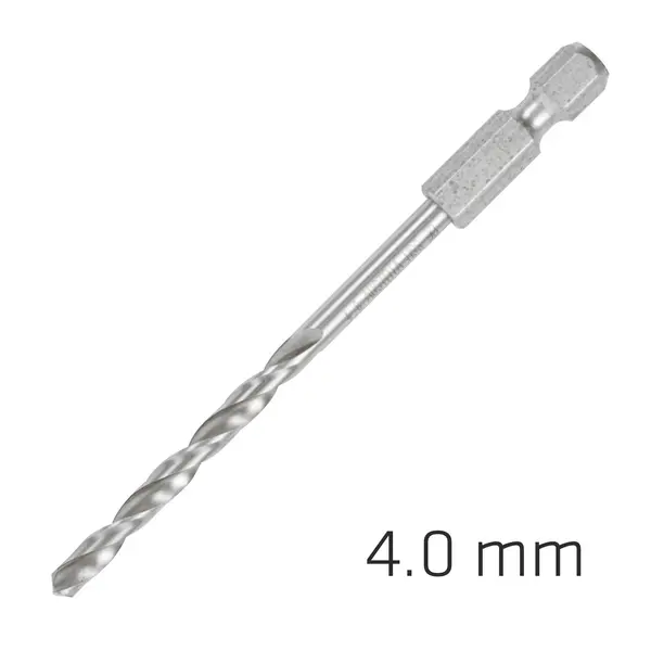 HSS SUPER DRILL BIT HEX SHANK 4MM