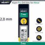 ALPEN PRO 2.0MM HSS DRILL DIN 338 RN 135 WITH SPLIT POINT BULK - Image 2