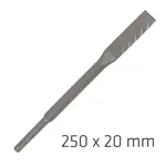 DEMOLISHER PLUS FLAT CHISEL 250X20 SDS-PLUS