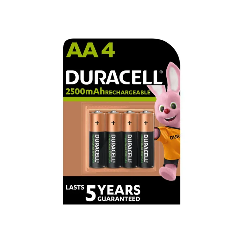 B10157.webp BATTERY DURACELL RECHARGEABLE PENLIGHT AA 4 S 2000MAH - Image 1