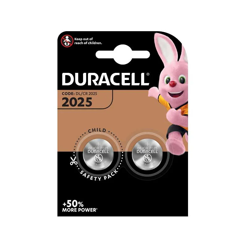 B10188.webp BATTERY DURACELL LITHIUM COINS CR2025 2 S DURO33 - Image 1
