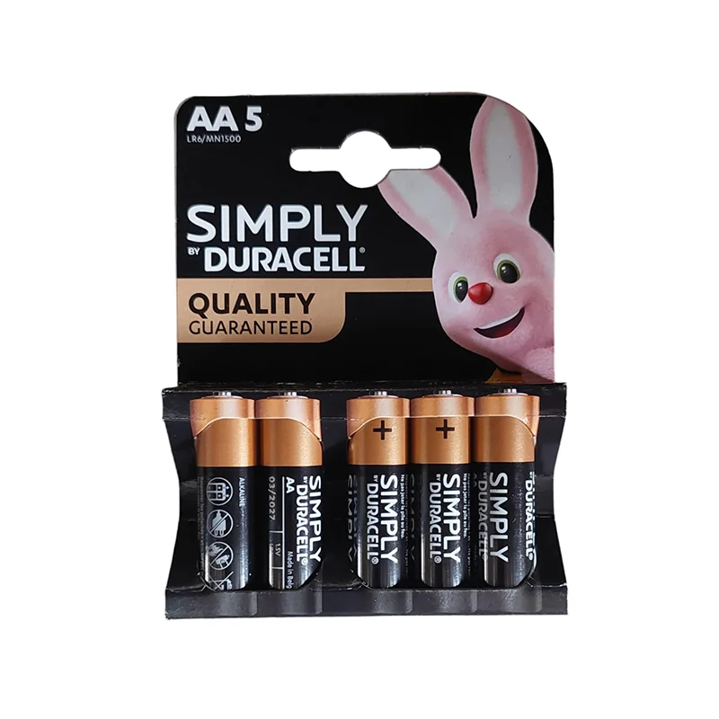 B10197.webp BATTERY DURACELL BASIC AA 5S DURO125000 - Image 1