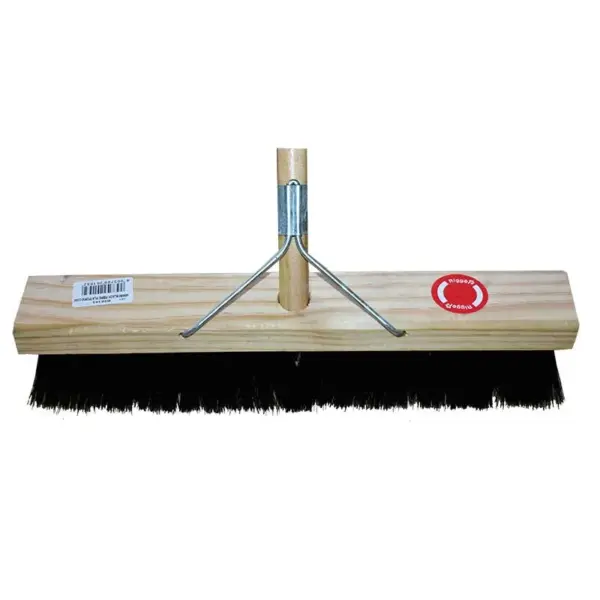 BROOM P/FORM SOFT BLACK 450MM C/W HNDL RIGGER