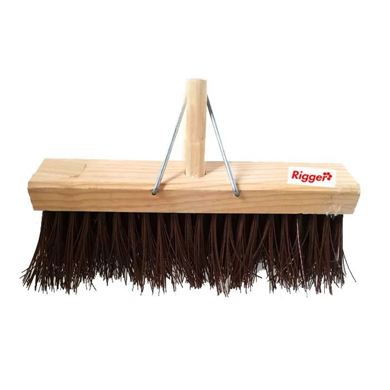 B20170.webp BROOM BASS PVC STIFF 380MM C/W HNDL RIGGER BASS380 - Image 1