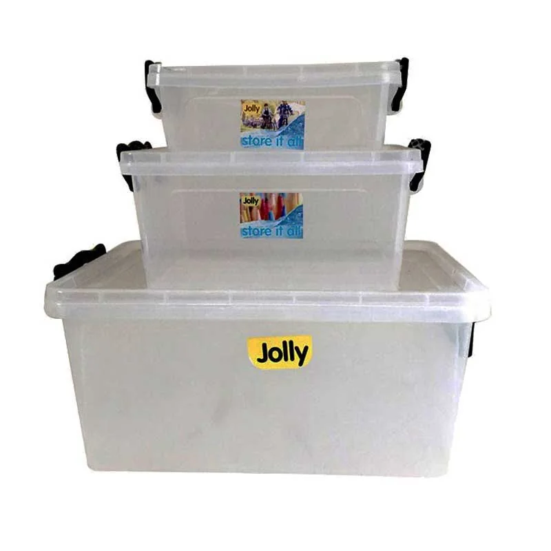 B30026.webp BIN STORAGE BIN MULTIBOX BIG JIM 8LTR CLEAR 766E - Image 1