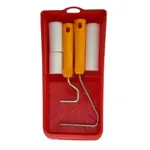 PAINT ROLLER MINI SET C/W TRAY 6 PCE COMBI