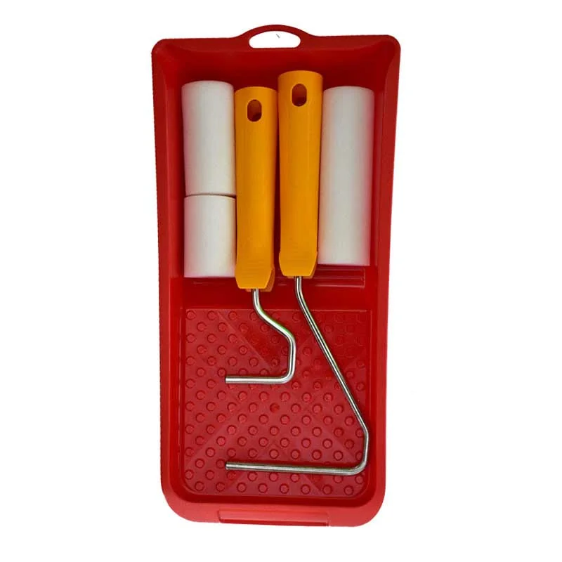 B40040.webp PAINT ROLLER MINI SET C/W TRAY 6 PCE COMBI - Image 1
