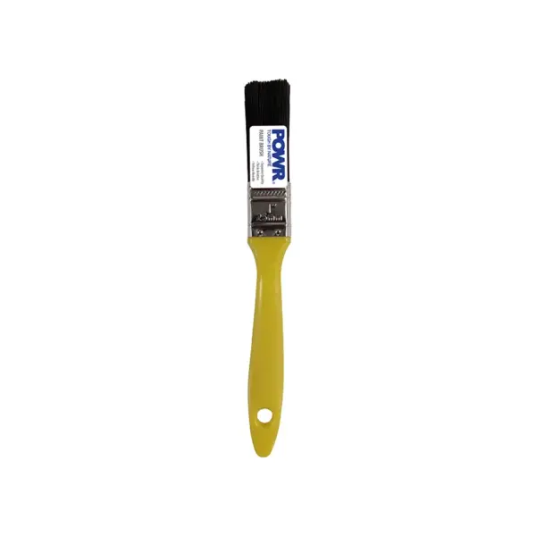 BRUSH PAINT BRUSH YELLOW HANDLE  25MM